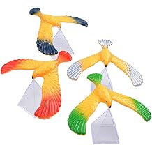 4PCS Balance Bird Gravity Bird with Pyramid Combination Physics Toy Physical Science Adults Office Desktop for Science Lovers Children and Teachers of All Ages