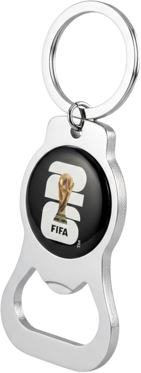 Official FIFA World Cup 2026 Edition - Trophy Metal Bottle Opener Keychains with Enamel Inlay Logo