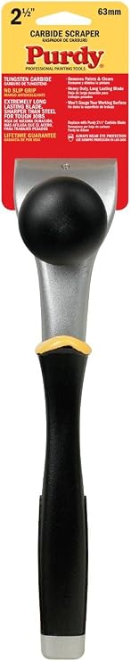 Purdy 144900230 Surface Prep Tool Premium Carbide Scraper, 2-1/2 inch