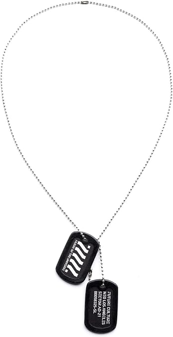 Fabric of the Universe Stainless Steel Padlock Pendant Necklace