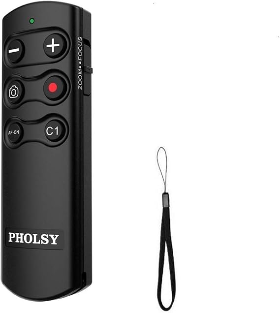 PHOLSY Camera Remote Shutter Release Commander for Sony Replace RMT-P1BT | Bluetooth remote control for Sony a1 a6700 a6400 a6600 a7C a7M3 a7M4 a7RM3 a7RM4 a7SM3 a9 a9M2 RX0M2 RX100M7 ZV-1 ZV-E10