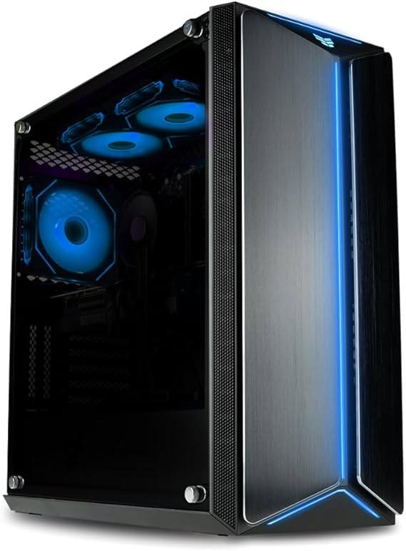 Mantis V2 - RTX 5090, 16-Core Ryzen 7 9800X3D, 64GB DDR5 RAM, 2TB NVMe Gen4 SSD, Gaming Desktop PC w/Windows 11 Pro, RGB Gamer Keyboard+Mouse, Internal Wi-Fi 7, RJ45, 3X DP & HDMI