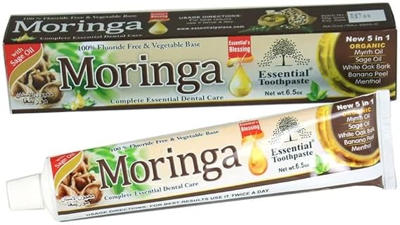 Essential Palace Moringa Essential Toothpaste 100% Fluoride Free - 200 g