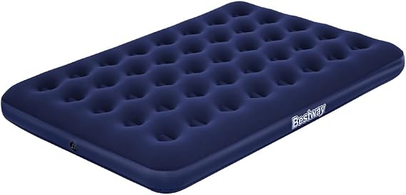 Bestway Horizon inflatable camping bed, double 191 x 137 x 22 cm, supports up to 300 kg, blue
