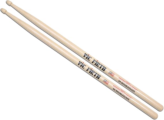 Vic Firth American Classic 5A DoubleGlaze Drumsticks - Double Coat of Lacquer Finish