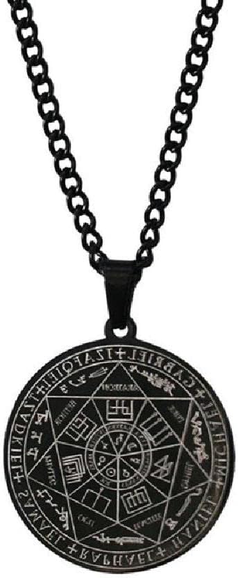 Seals Of Seven Archangels Necklace Michael Pendant Men Angels Sigil Amulet Protect Necklaces For Men Women Jewelry Michael Necklaces