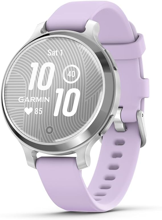 Garmin Lily 2 Active, Small & Stylish GPS Smartwatch, 38mm, Purple Jasmine