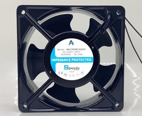 SA12038CA2HT A Speedy MODEL12038 AC220/240V 16/14W 50/60(Hz) 2-Wire Cooling Fan