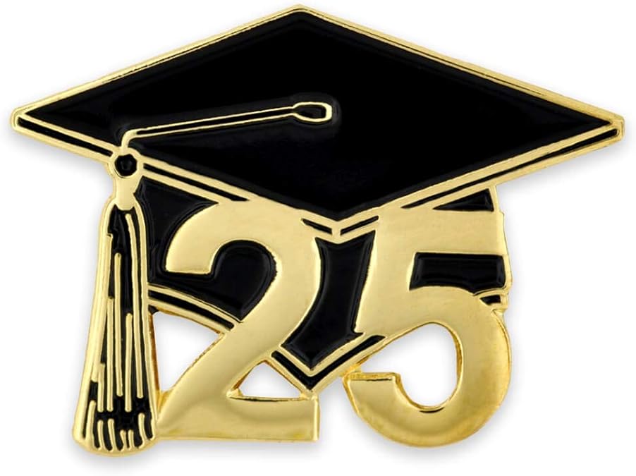 PinMart Class Graduation Cap School Student Enamel Lapel Pin