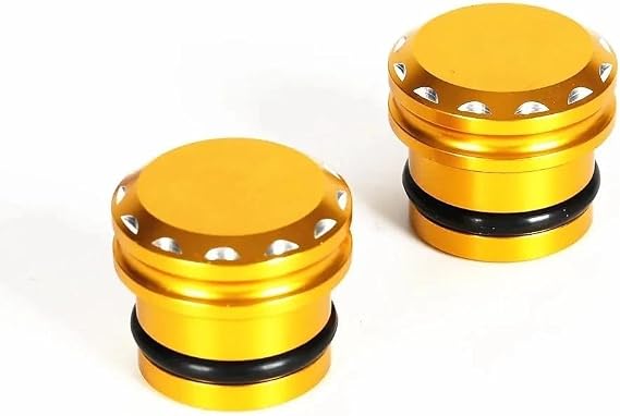 Monkey125 Accessories Rear Frame Plugs Cap Seat Bolts Screws Compatible with Monkey 125 2018-2025 Motorbike Z125ma Parts (gold)