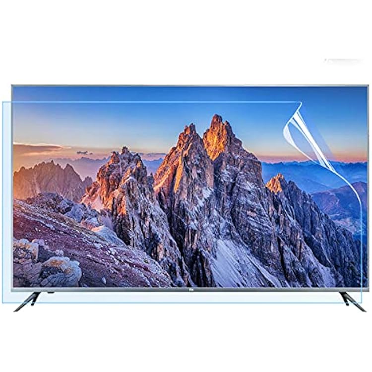 Anti-Glare Screen Protector for TV 43-65 Inch - Anti Blue Light Anti -Scratch Protector Film for LCD, LED, 4K OLED & QLED HDTV,48 1056  596