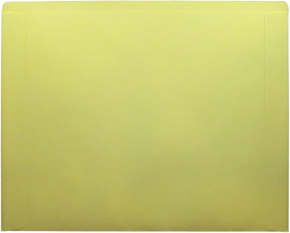 Plain Auto Dealer Vehicle Deal Jackets, Yellow (Box of 100)