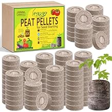 Legigo 300 Pcs 30mm Seed Starter Peat Pellets for Seedlings- Compressed Seed Starter Pods Seed Starting Pellets Plugs Soil Peat Pods for Starting Seeds, Garden Planting Herb Flower Vegetables