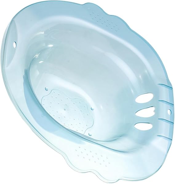 BESTYASH Sitz Bath Basin for Postpartum Care Non- Design for Toilet Use Pregnant Women and Patients Easy to Clean and Maintain