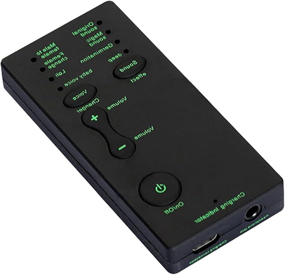 Smartphone Voice With 10 Tone Effects: Portable Modifier For Calls Customizable & Volumes Portable Voice Changer
