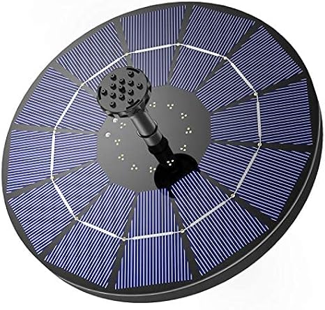 AISITIN 3.5W Solar Fountain Pump 2025, Solar Bird Bath Fountain with 6 Nozzles, 7.9'' Solar Floating Water Fountain Pump for Bird Bath, Fish Tank, Pond, Pool, Garden and Outdoor