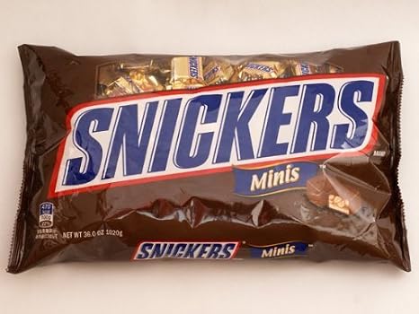 Mars Snickers Mini Chocolate 36.2 oz 1,020 g