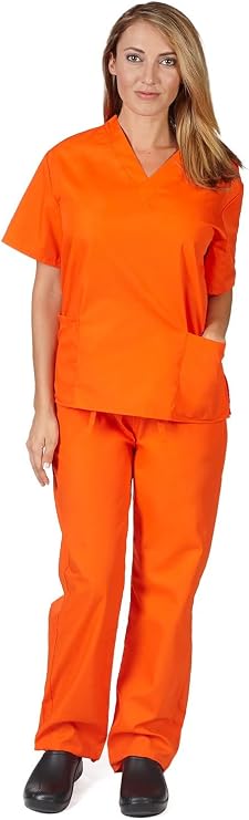 M&M SCRUBS Women Scrub Set Medical Scrub Top and Pants