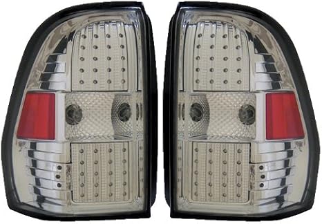 Chevy Trailblazer Replacement Tail Light Assembly (LED Chrome) - 1-Pair