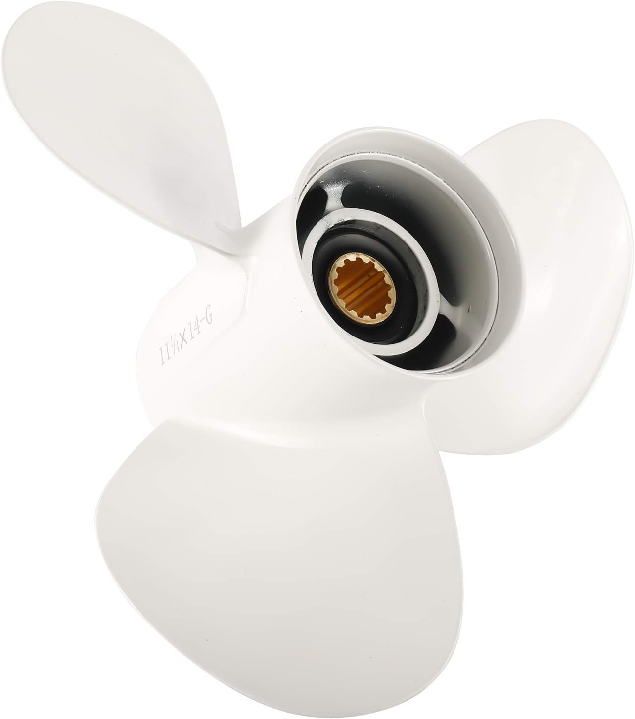 NovelBee 11 14x14-G Aluminum Alloy Propeller for Yamaha 40-60HP Outboard Engine Motor 663-45958-01-EL