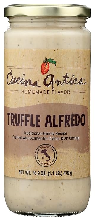 Cucina Antica Alfredo Sauce, Truffle, 16.9 Ounce (Pack of 3)
