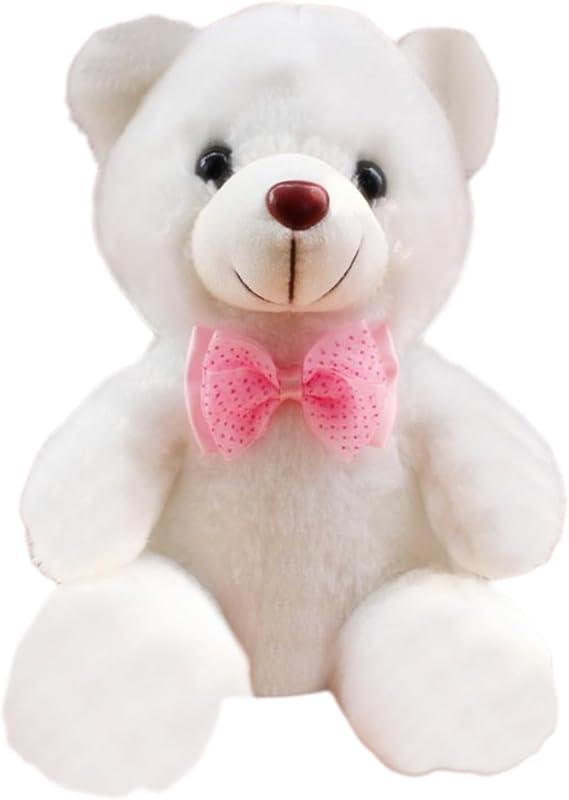 Bear Stuffed Animal Night Colorful Lights 22cm Bedtime Light Teddybear Sleep Light Plush Night Lamp White Huggable Kids Sleep Aid Sensory Play Lights Birthday Gift For Boys Girls Age 3 4 5 6 7 8