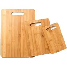Orret Home Bamboo Cutting Board, Multi-Purpose Chopping Board, Cutting Board for Meat, Bread, Fish, Vegetables and Fruits, Washable and Durable Kitchen Accessory (24x34 Cm)