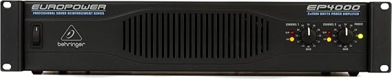Behringer Europower Ep4000 Professional 4,000-Watt Stereo Power Amplifier With Atr (Accelerated Transient Response) Technology