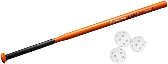 Champro Pro Contact Trainer Bat & Ball, Orange (A034P), 30" Length