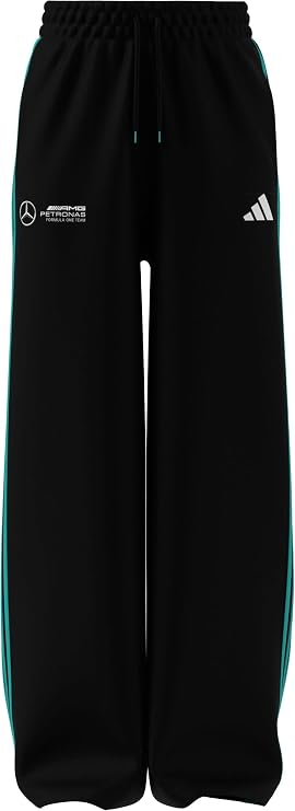 adidas Women's Mercedes - AMG Petronas Formula 1 Team Pants, Black/White, XX-Small