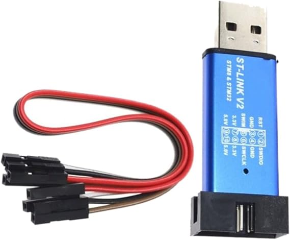 CANADUINO ST-Link V2 USB Dongle Programmer and Debugger for STM8 STM32