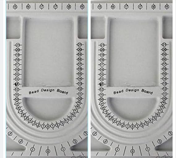AD Beads 2 PCS of Plastic Flocked Beading Board Design Tray 33x24cm