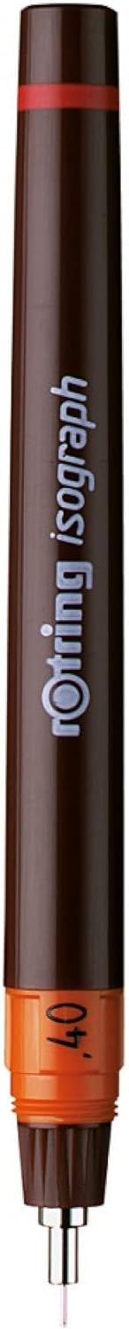 rotring Isograph Technical Drawing Pen, 0.4 mm, Black ink