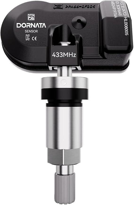 TPMS Sensor,Pre-Programmed Tire Pressure Monitoring Sensor - Compatible with Dodge Jeep-Ram 2500 3500 4000 4500 5000,Cherokee,Grand Commander-434MHz-Replace OE#68249197AA