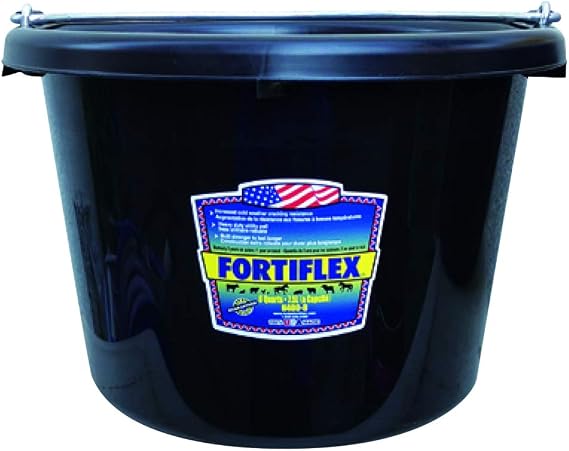 Fortiflex 2 Gallon Utility Bucket Black