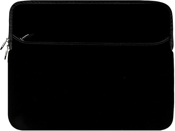 BPC Neoprene Microsude Carrying Sleeve for 15 Inch Size Gadgets,Protective Sleeve for Device, Lightweight, Water Resistant, Heavy Duty Zipper Closure, Convenient and Safe (Black)
