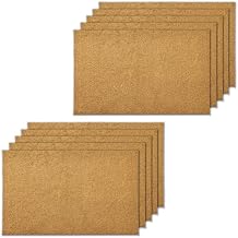 Door Mat Welcome Outdoor Mat: Artificial Coir Doormat for Indoor Outdoor Outside Home Entrance - Blank Plain Door Mats for Crafting Painting - Ultra Thin Door Mat for Front Door 17"x 30" 10 Pack
