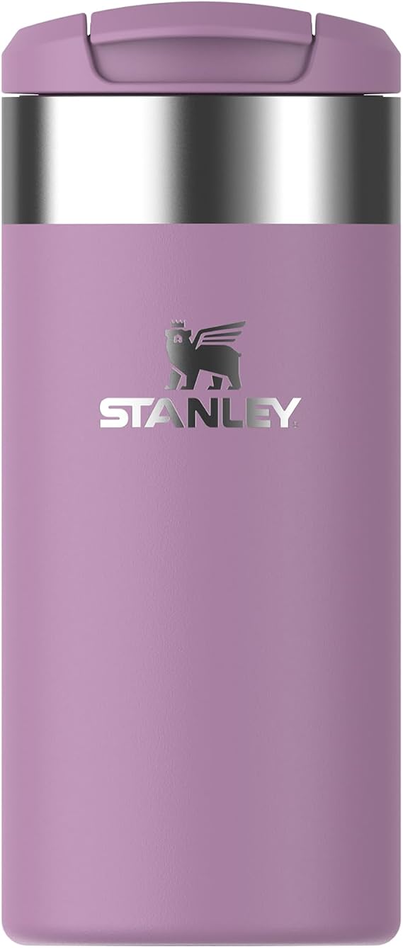 Stanley 1913 Aerolight Transit Travel Mug 0.35L - Keeps 4 Hours Hot - 6 Hours Cold - Dishwasher Safe - Leakproof - Car Cup Holder Compatible - Insulated Coffee Cup - Lilac