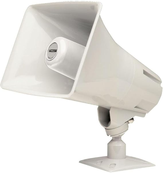 Valcom Talkback Marine Paging Horn, White - V-1048M