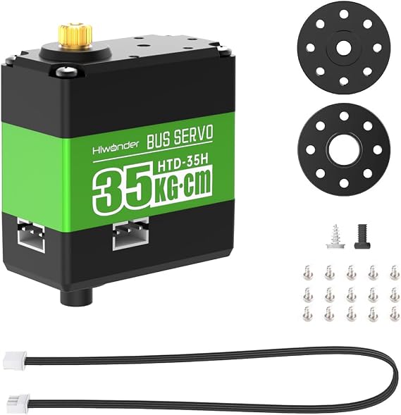 Hiwonder 35KG High Voltage Bus Servo HTD-35H Sevo with Three Connectors and Data Feedback
