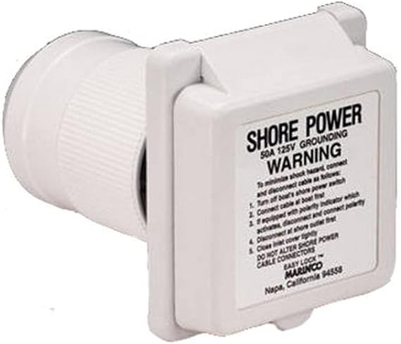 Marinco 30 Amp and 50 Amp Marine Shore Power Inlets