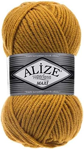 9 skn (9 Balls )Alize Superlana Maxi, knittting, Crochet, Wool Yarn, Winter Yarn, Lana, Acrylic Yarn, Crochet Yarn, Hand Knitting, alize Yarn