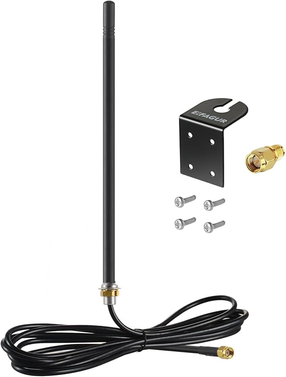 4G LTE Cellular Trail Camera Wall Mount Antenna Compatible with Spypoint Flex Series Link Micro EVO Covert Spartan Stealth Cam Tactacam Reveal X Reveal PRO Moultrie Edge Trail Camera, Eifagur