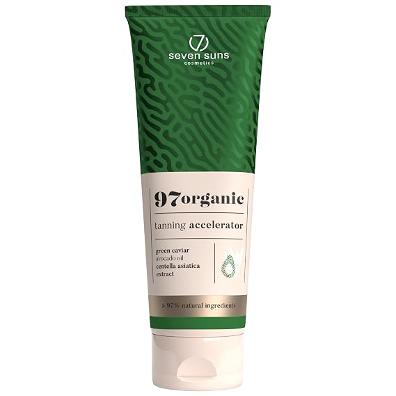 Tan Accelerator, Organic, For Beach & Tanning Bed Lotion - 250 ml
