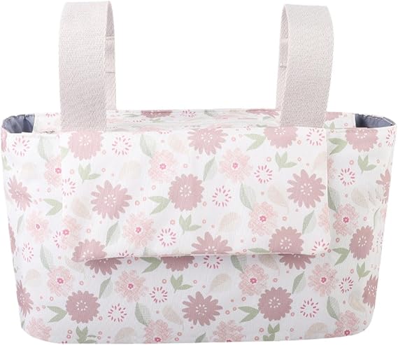 Stroller Organizer Bag, Portable Storage Caddy, Large Capacity Baby Accessories, Multifunctional Mom Handbag, Multiple Pockets for Diapers, Bottles, single attribute, See Description