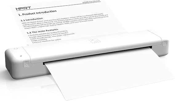HPRT MT800 Thermal Transfer Portable Printer (White)