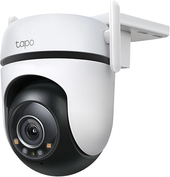 Tapo TP-Link TC42, 2K QHD Dış Mekan Wi-Fi Güvenlik Kamerası, Yıldız Işığı Sensörlü Renkli Gece Görüşü, AI Akıllı Algılama, 360° Kapsama Alanı, Alexa ile Uyumlu