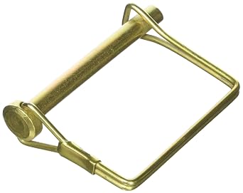 Buyers Products 66053 Yellow Zinc Plated Locking Pin, Regular, 1 Snapper Pin, Corrosion Resistant & Convenient Fastener, Join Benefits of Pin & Cotter for Truck and Trailer Equipment