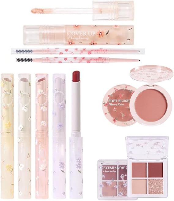 Professional Makeup Kit - Ultimate Makeup Set, Luxury Cosmetic Kit | Versatile Makeup Collection for Women, Adjustable and Long Lasting Waterproof Makeup Essentials Set for Women and Girls