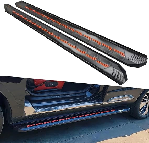 2Pcs Running Boards Step Bars Fits for KIA Sorento 2021-2025 Fixed Running Board Side Step(with Brackets)